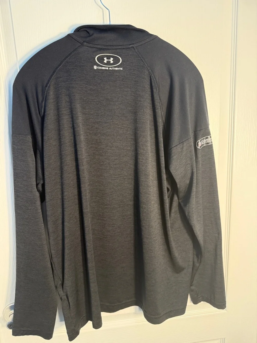 Under Armour Charcoal Pittsburgh Steelers Quarter-Zip Pullover Size L